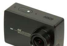 Câmeras de ação Xiaomi Yi: revisão, teste, comentários